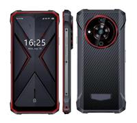Smartphone 4GB+128GB 6280mAh 6.52 Pouces Android 13 Octa Core 4G OTG Noir Rouge YONIS