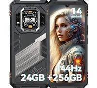 Smartphone 5G CUBOT Kingkong Star 2,24(12+12)Go+256Go - 5100mAh - Android 14, 6.72" FHD+,100MP+32MP - NFC/OTG,noir noir G
