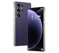 Smartphone 5G débloqué S26 Ultra avec Stylet intégré, 16 Go de RAM, 1 to de ROM, écran Incell HD 7,3 Pouces, Batterie Longue durée 8 000 mAh, Double SIM, GPS,Purple-1TB