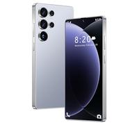 Smartphone 5G débloqué S26 Ultra avec Stylet intégré, 16 Go de RAM, 1 to de ROM, écran Incell HD 7,3 Pouces, Batterie Longue durée 8 000 mAh, Double SIM, GPS,Tianium Blue-1TB