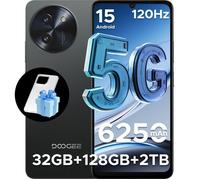 DOOGEE Note 59 Smartphone 5G Android 15, Unisoc T8200, 32GB RAM+128GB ROM/TF 2TB, Batterie 6250mAh, 6.75'' HD 120 Hz Telephone Portable, Ultra-Mince 8,6 mm, Caméra AI 16MP, NFC/Widevine L1/Face ID