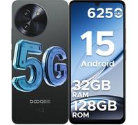 Smartphone 5G - DOOGEE - Note 59 - 32Go + 128Go - 6250mAh - 6.75"" HD 120 Hz - Noir