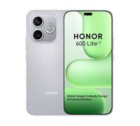 Smartphone 5G - HONOR 600 Lite - 8Go RAM - 256Go - Gris - Bouton de l'appareil photo IA et 108 MP - 6520 mAh - EU version