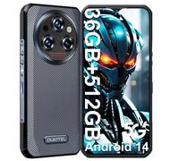 Smartphone 5G Oukitel WP35 Pro 36GO+512GO 6.6""FHD+ 11000mAh Smartphone Incassable Android 14 64MP Caméra Primaire Dual SIM/NFC Gris