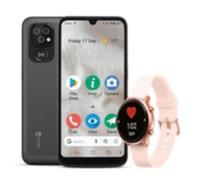 Smartphone 8100 32Go Gris et Watch Rose - Marque - Modèle - Double SIM - Nano SIM