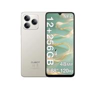 Smartphone A40 Gris : 6.88" HD+,4Go+256Go+1To, 5100mAh, Android 15, Dual SIM 4G,Téléphone Portable-213g