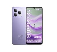 Smartphone A40 Purple : 6.88" HD+,4Go+256Go+1To, 5100mAh, Android 15, Dual SIM 4G,Téléphone Portable-213g