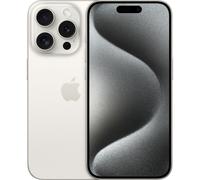 Apple iPhone 15 Pro 15,5 cm (6.1") Double SIM iOS 17 5G USB Type-C 1 To Titane, Blanc