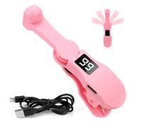 Smartphone Auto-Clicker, Vitesse Réglable Téléphone Mobile Écran Auto-Clicker avec Pince Anti-Dérapante Universel Rapide Continu Clique Outil pour Courtes Vidéos Médias Sociaux (Rose)