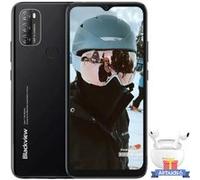 Smartphone Blackview A50 6.09 Pouces - 3Go RAM+64Go ROM - Quad-core Unisoc T310 - 5MP+13MP 4280mAh Android 11 GPS Téléphone Portable - Vert Encre Noir G
