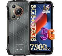 Smartphone Blackview BL7000 Dual SIM 5G 8Go 512Go 50MP caméra Noir Noir