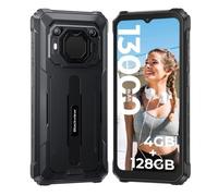 Blackview Smartphone BV6200 Pro – Antichoc – Double SIM – 128 Go – 6 Go de RAM – 13 000 mAh – Noir