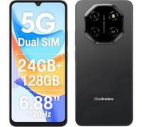 Smartphone Blackview Shark 6 5G 6.88" 8Go+128Go+2To 13MP Caméra 5000mAh NFC Noir Noir