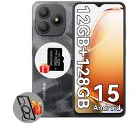 Smartphone Blackview WAVE 9C 6.56" 12Go+128Go Téléphone Portable 4G - Noir