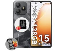 Smartphone Blackview WAVE 9C 6.56"" 12Go+64Go Téléphone Portable 4G - Noir