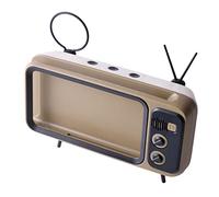 Smartphone Bracket Fall Auto-Use Not Slip Smartphone Bracket Using with Speaker Music Player pour Smartphone de 6,4 à 6,7 Café