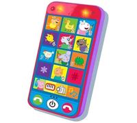 Smartphone - CLAUDIO REIG - Peppa Pig - Interface amusante - Contrôle parental - Couleur rose
