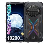 Smartphone CUBOT Kingkong Power 3 - 16Go+256Go - 10200mAh - Android 14 - 6.72""FHD+ - 100MP+32MP - NFC/FACE ID/GPS Noir