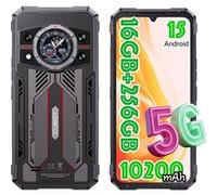 Smartphone Cubot KingKong Power 5 Noir,6.88" HD+,16Go/128Go/1To,15300 mAh,Dual SIM 4G,64MP Caméra,NFC Noir