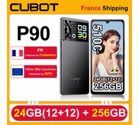 CUBOT P90 Smartphone 6.88"" 24Go(12+12) + 256Go/jusqu'à 1To 5100mAh 64MP Caméra Téléphone Portable 4G Double SIM NFC GPS - Violet