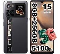 Smartphone Cubot X100 6.88" HD+,16Go/256Go/1To,5100 mAh,Dual SIM 5G Noir Noir
