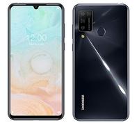 Smartphone Débloqué Android 10, DOOGEE N20 Pro (6Go+ 128Go) Téléphone Portable, Helio P60 Octa-Core, AI Cinq Caméra 16MP, Ecran FHD+ 6,3", Batterie 4400mAh, ID de Visage & Empreinte Digitale Noir