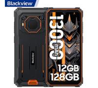 Smartphone Débloqué Blackview BV6200 Pro Téléphone Portable Incassable Android 13 6,56"" 13000mAh 12Go+128Go 13MP Dual SIM - Orange