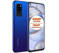 Smartphone Débloqué OUKITEL C21, Téléphone Portable Android 10 Dual SIM, 20MP AI Selfie+16MP Caméra Quad, 6.4'' FHD+ Affichage Complet Octa-Core 4GB + 64GB, Type-C Empreinte Digitale, Face ID Bleu