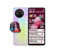 Smartphone Débloqué Tiger 12 6,78" 24Go+256Go 64MP 5000mAh Android 13 Violet avec Smartwatch Blackview R50