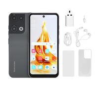 Smartphone déverrouillé compatible avec les réseaux 5G, luminosité maximale, double emplacement pour carte SIM, écran AMOLED, profondeur des