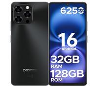 Smartphone DOOGEE Note 58 Android 15, batterie 6250 mAh, carte mémoire 32 Go + 128 Go/2 To, écran IPS T7250 Octa Core 6,75 pouces HD+, 16 Mpx + 8 Mpx, double SIM, 4G, déverrouillé, OTG, GPS, reconnais