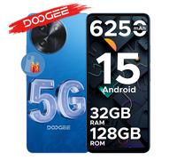 Doogee Smartphone Note 59 5G – Android 15, NFC, écran 6,75" Unisoc T820, 8/128 Go, 6250 mAh Noir