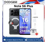 Doogee Smartphone Note 56 Plus Android 6,56" HD+ IPS 16,48Go+256Go Dual SIM 6150mAh 50+8MP