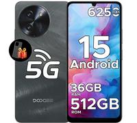 DOOGEE Note59 Pro + 5G Smartphone Android 15 12GB 512GB 6.75 ''écran 50MP AI caméra 6250mAh batterie téléphone portable Version mondiale 12GB 512GB White