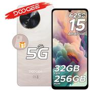 Version mondiale DOOGEE Note59 Pro 5G Smartphone Android 15 6.75 "écran 120Hz affichage 8GB 256GB 6250mAh batterie NFC téléphone portable 8GB 256GB Black