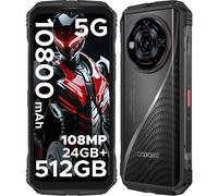 Smartphone DOOGEE S118PRO - Écran 6,58 pouces - 512Go - Argent