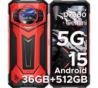 Smartphone DOOGEE S200PLUS - Écran 6,72 pouces - 512 Go - Rouge