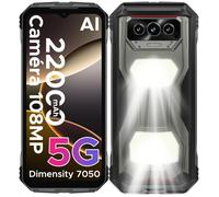 SMARTPHONE - DOOGEE - V Max S - 5G Incassable - 22000mAh - 24Go RAM - 256Go - Android 14 - Gris