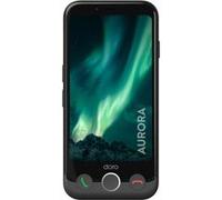 Doro - Smartphone Aurora A10 - Téléphone Portable Senior - Facile à Utiliser - Touche d'Assistance avec Localisation GPS - Compatible Appareils Auditifs - Câble USB Inclus - Graphite