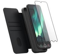 Smartphone Doro Pack seniors Aurora A30 graphite avec etui de protection noir + film de protection en verre trempé