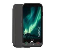Doro - Téléphone Aurora A30 - Téléphone Portable Senior - Facile à Utiliser - Touche d'Assistance avec Localisation GPS - Compatible Appareils Auditifs - Câble USB Inclus - Graphite