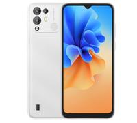 Smartphone Double SIM Ecran IPS 6,5'' Android 11 Téléphone 4G 4GB+64GB + SD 256Go Blanc YONIS