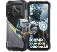 Smartphone étanche 5G - HOTWAV - Hyper 8 Pro - 12000mAh - Écran 6,8"" 2K 120Hz - Caméra 108MP