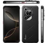 Smartphone Fossibot F112 Pro Noir : 6.88" , 8Go+256Go, 7150mAh, Android 14,Empreinte digitale, NFC, Dual SIM 4G, Téléphone Portable-324g Noir