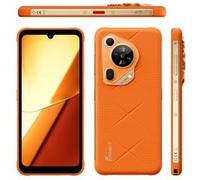 Smartphone F112 Pro Orange : 6.88", 8Go+256Go, 7150mAh, Android 14,Empreinte digitale, NFC, Dual SIM 4G, Téléphone Portable-324g