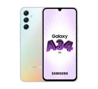 Samsung Galaxy A34 5G 16,8 cm (6.6") Double SIM hybride USB Type-C 8 Go 256 Go 5000 mAh Argent
