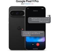 Smartphone Google Pixel 9 Pro 6,3" 5G Double nano SIM 128 Go Noir Obsidienne