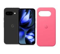 Smartphone Google Pixel 9a stockage 256Go Noir volcanique - Version Française officielle + Coque Framboise