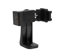 Smartphone Holder with 1/4 inch Screw Hole, 360 Degree Rotation, Cell Phone Mount Clip with Cold Shoe Port for Live Streaming