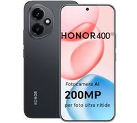 Smartphone HONOR 400 5G double SIM NFC, photographie IA 200MP, écran AMOLED 6,55 pouces avec protection des yeux, batterie 5300mAh, Snapdragon 7 Gen 3 Android 15 Midnight Black